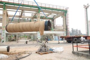 پیمانکاری جایگزینی خطوط آب خنک کننده پتروشیمی جم